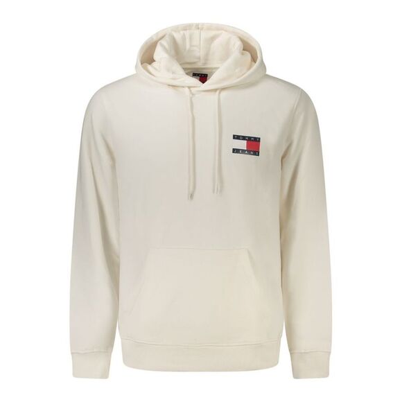 Tommy Hilfiger White Cotton Men's Hooded Men's Sweatshirt